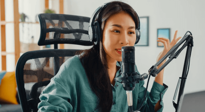 An asian voice actor providing affordable and localized voice recording services